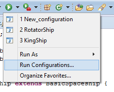 Run Configurations